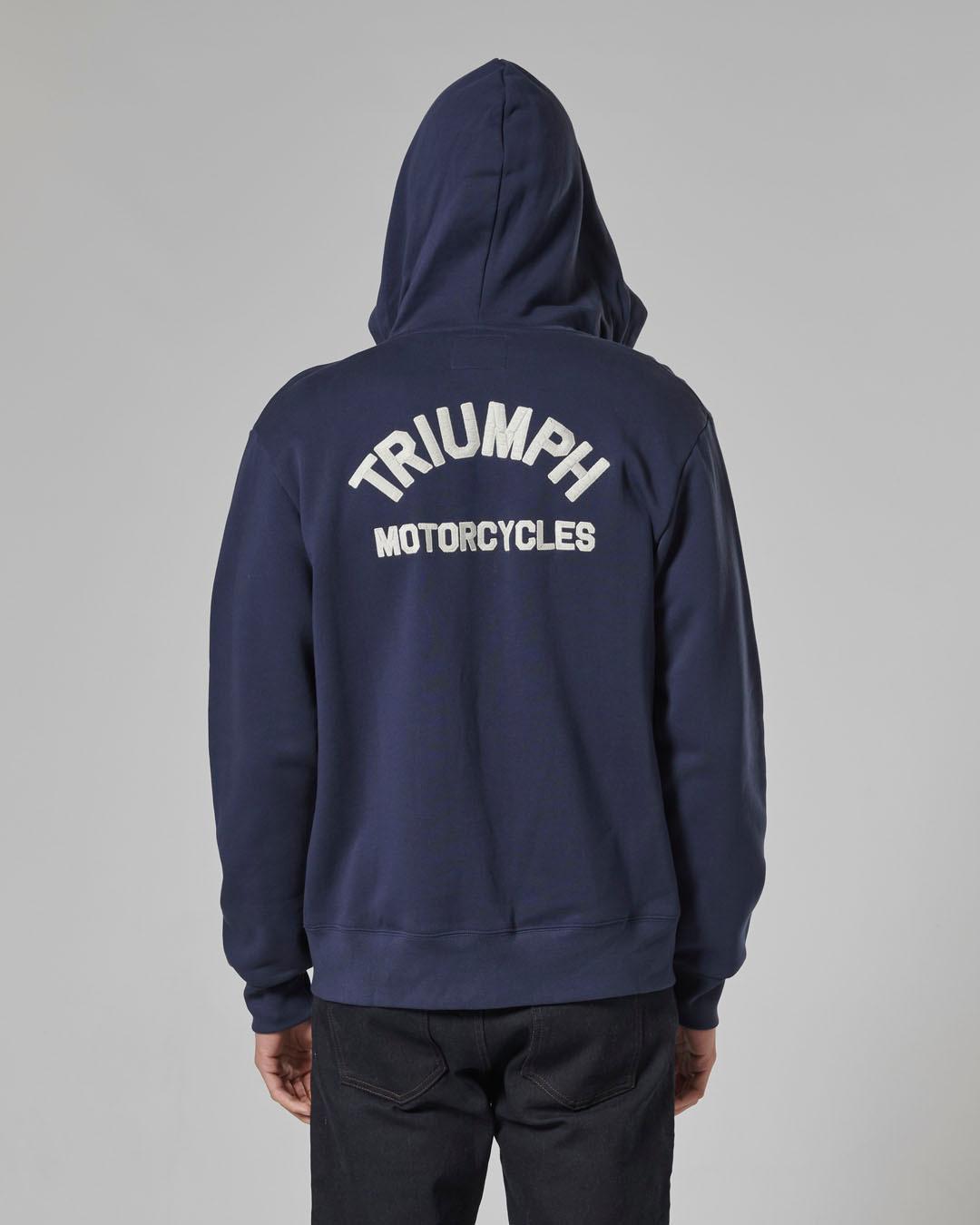 DOLAN FULL ZIP-SWEAT NAVY / BONE XXL image 6