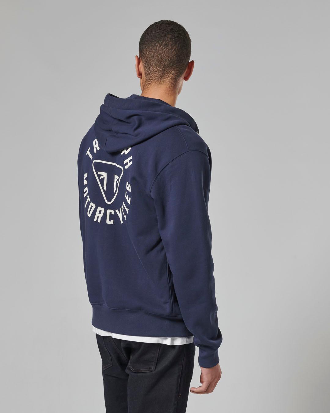DIGBY FULL ZIP-HOODIE NAVY / BONE L image 12