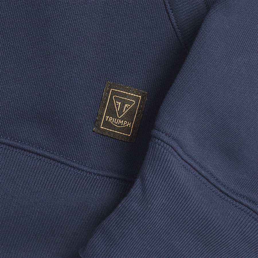 DIGBY FULL ZIP-HOODIE NAVY / BONE M image 5
