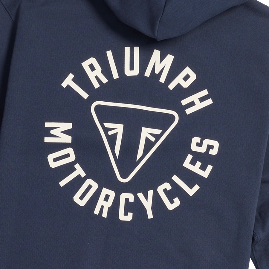 DIGBY FULL ZIP-HOODIE NAVY / BONE XS image 4