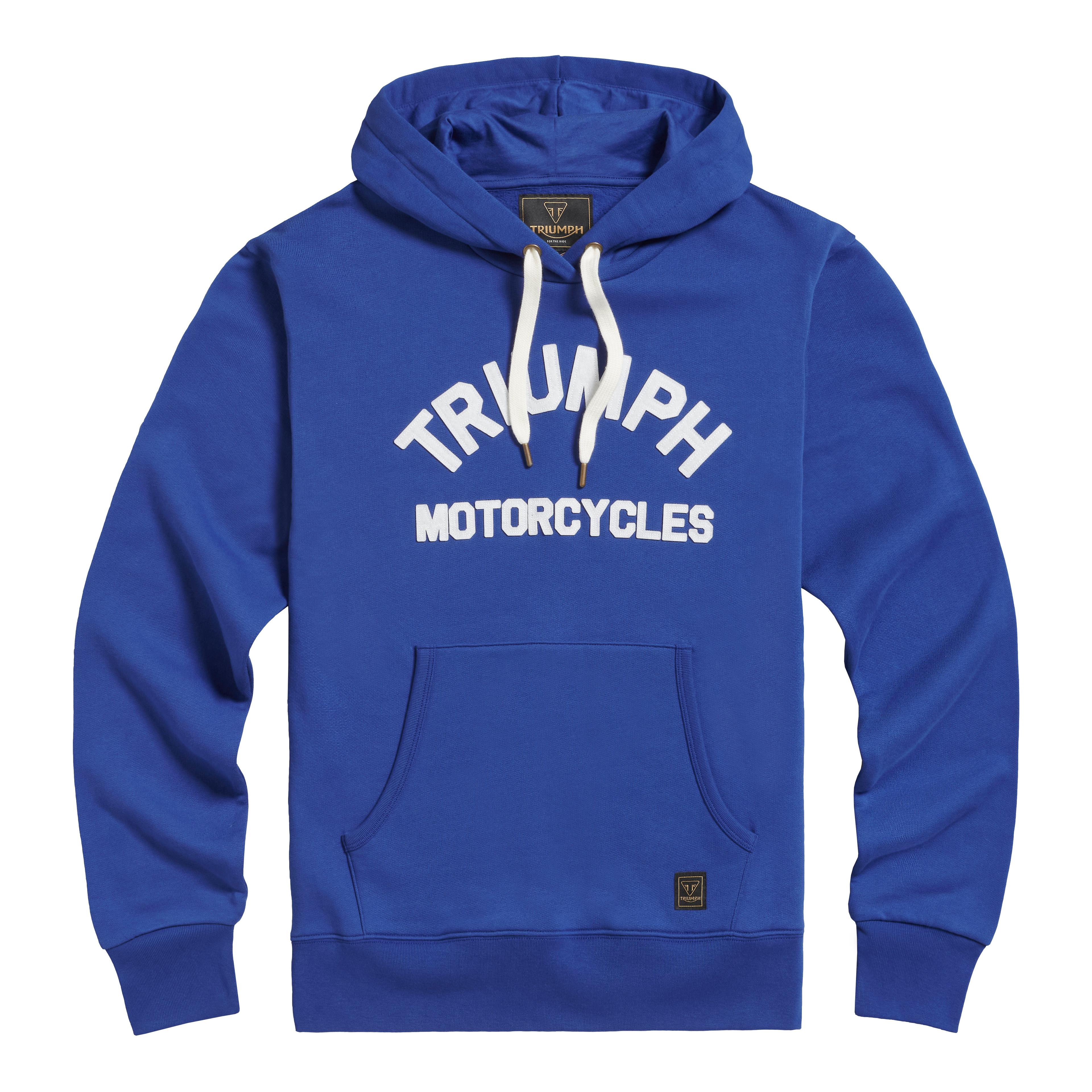 CARRICK PULL-ON HOODIE BLUE / BONE M image 1