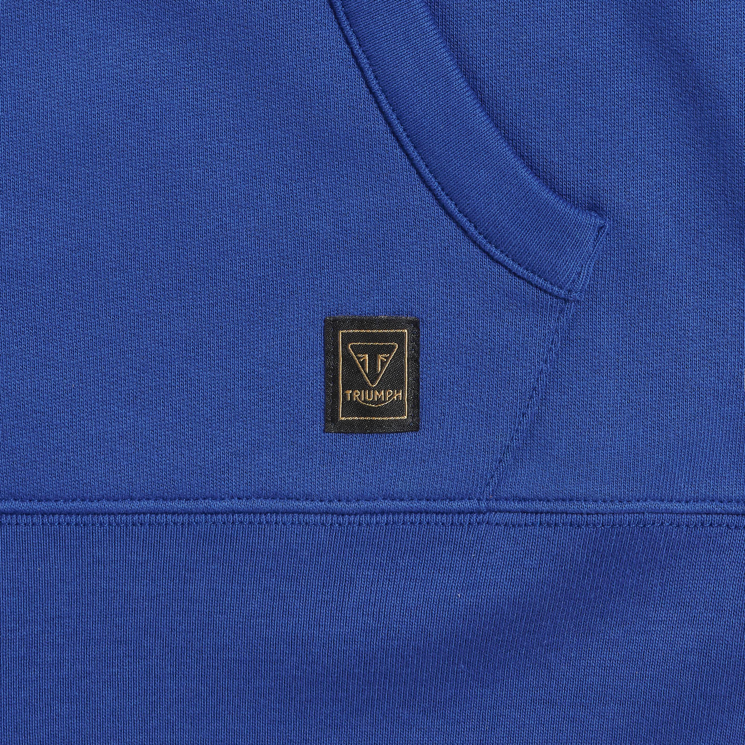 CARRICK PULL-ON HOODIE BLUE/ BONE XS image 4