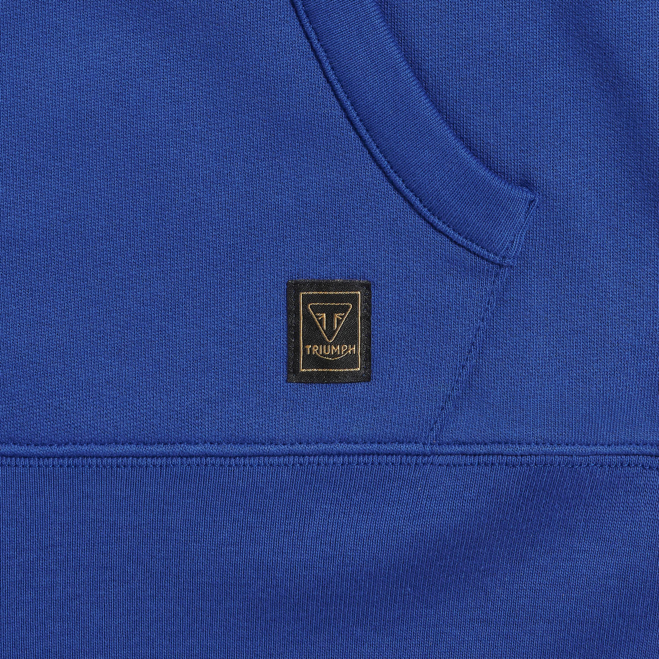DIGBY FULL ZIP HOODIE BLUE / BONE M image 1