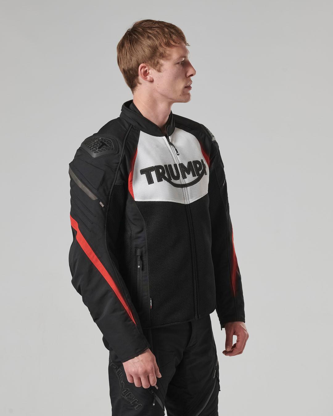 TRIPLE SPORTS MESH JACKET BLACK / WHITE / RED M image 5