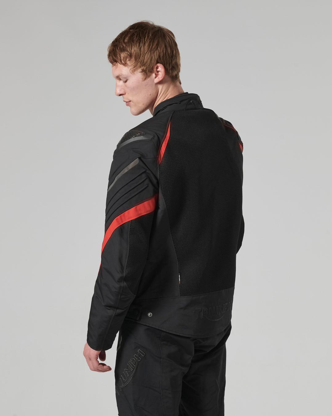 TRIPLE SPORTS MESH JACKET BLACK / WHITE / RED M image 10