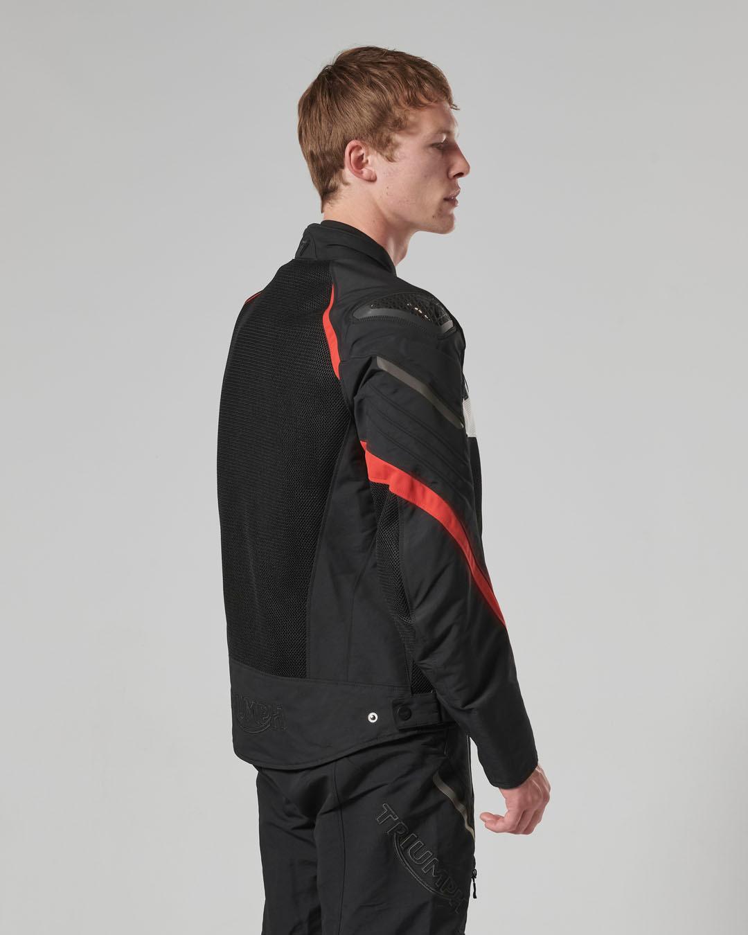 TRIPLE SPORTS MESH JACKET BLACK / WHITE / RED XL image 8