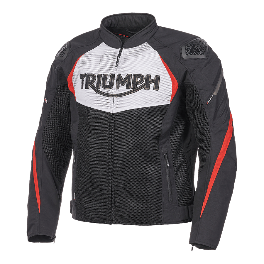 TRIPLE SPORTS MESH JACKET BLACK / WHITE / RED XS image 5