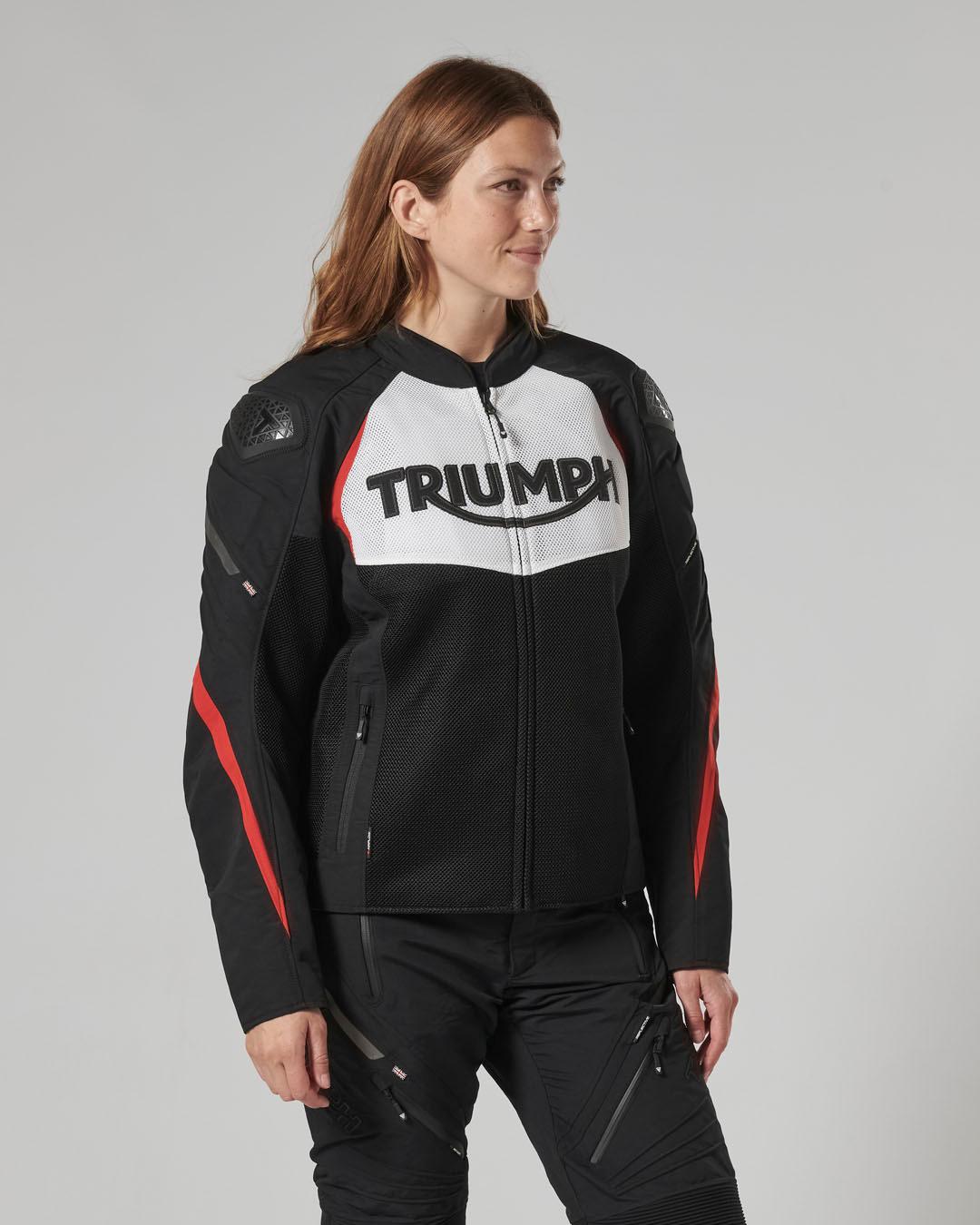 TRIPLE SPORTS MESH JACKET BLACK / WHITE / RED XS image 16