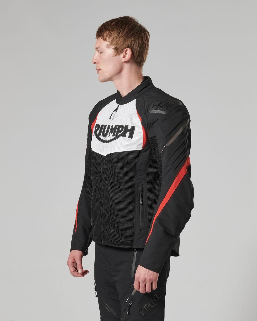 TRIPLE SPORTS MESH JACKET BLACK / WHITE / RED XXL image 11