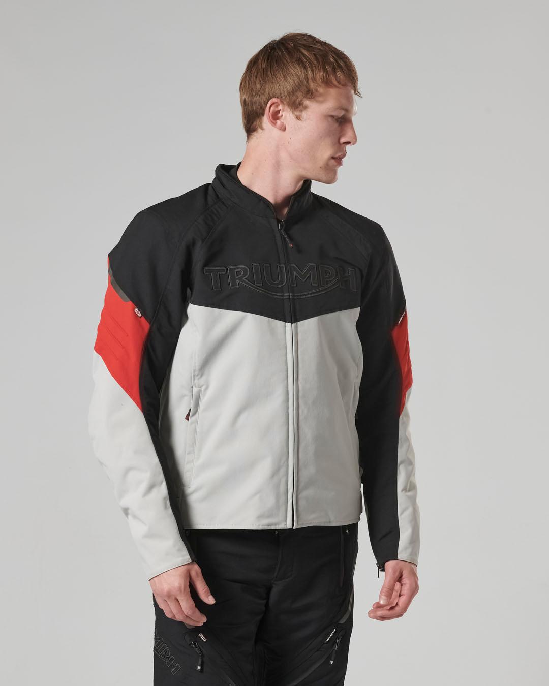 TRIPLE ROADSTER JACKET - BLACK / GREY / RED M image 13