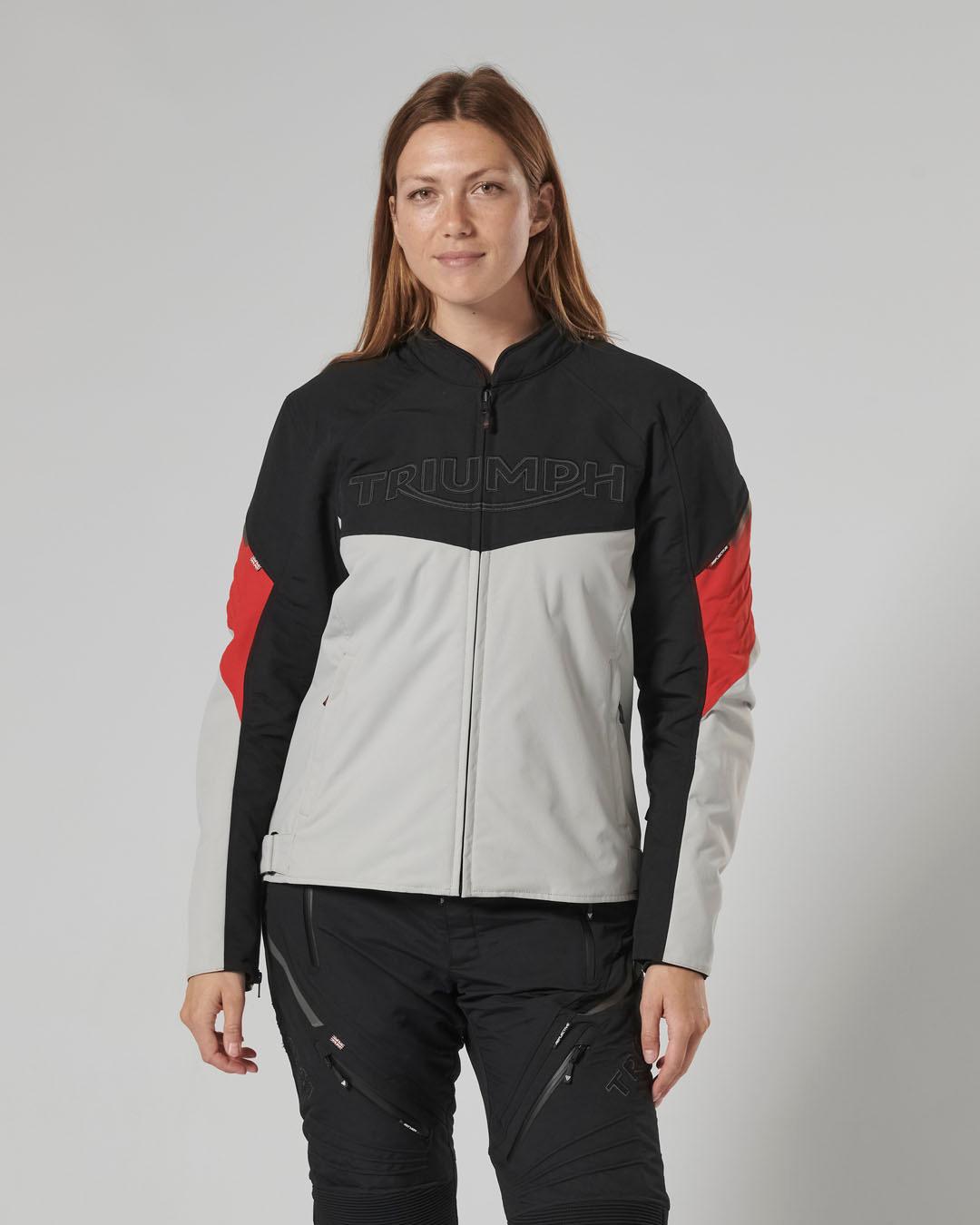 TRIPLE ROADSTER JACKET - BLACK / GREY / RED S image 8
