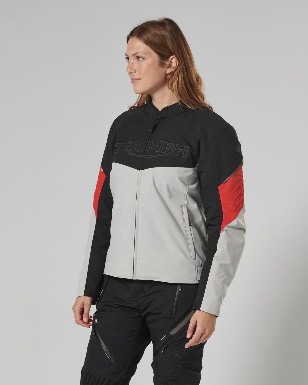 TRIPLE ROADSTER JACKET - BLACK / GREY / RED XS image 16