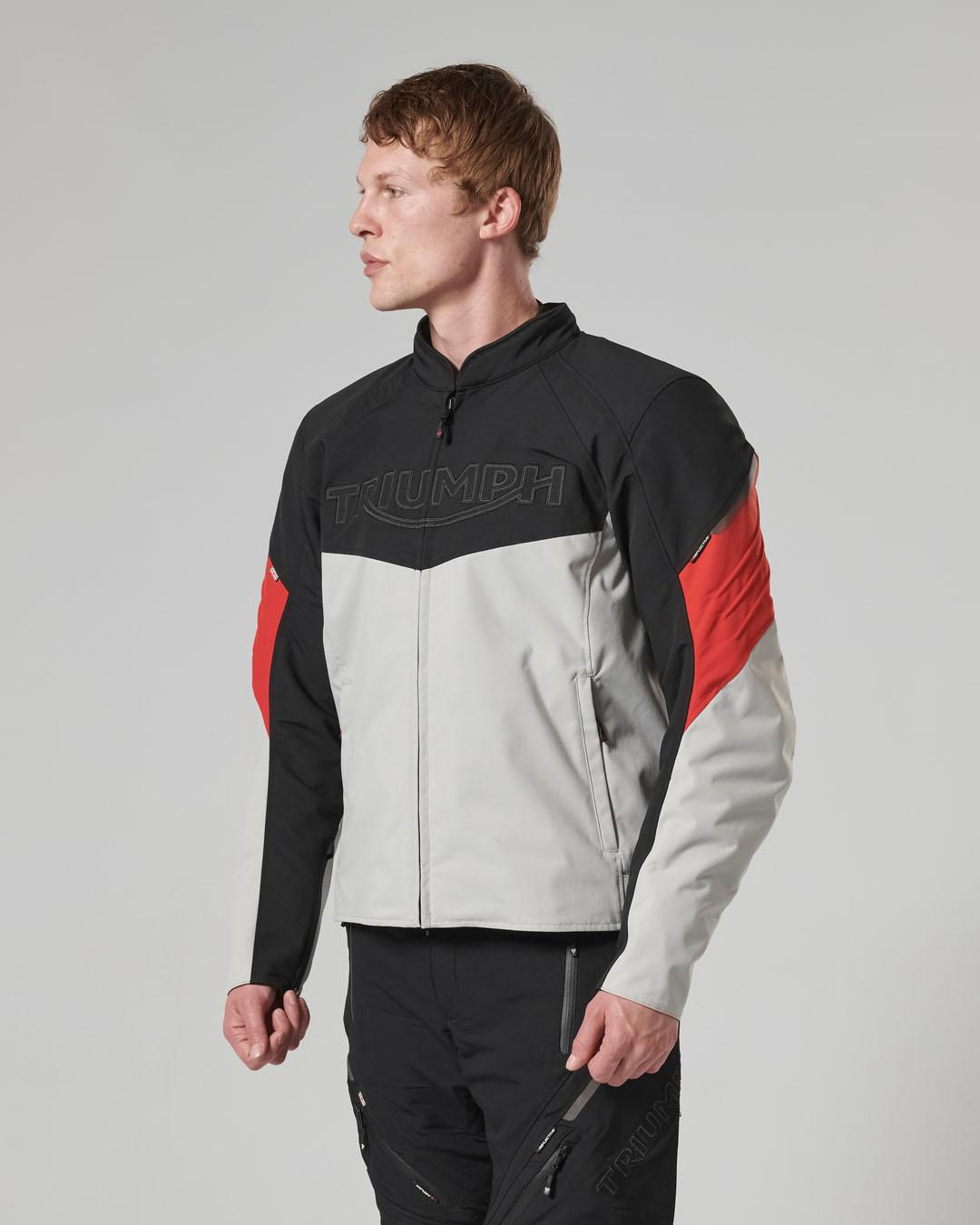 TRIPLE ROADSTER JACKET - BLACK / GREY / RED XS image 9