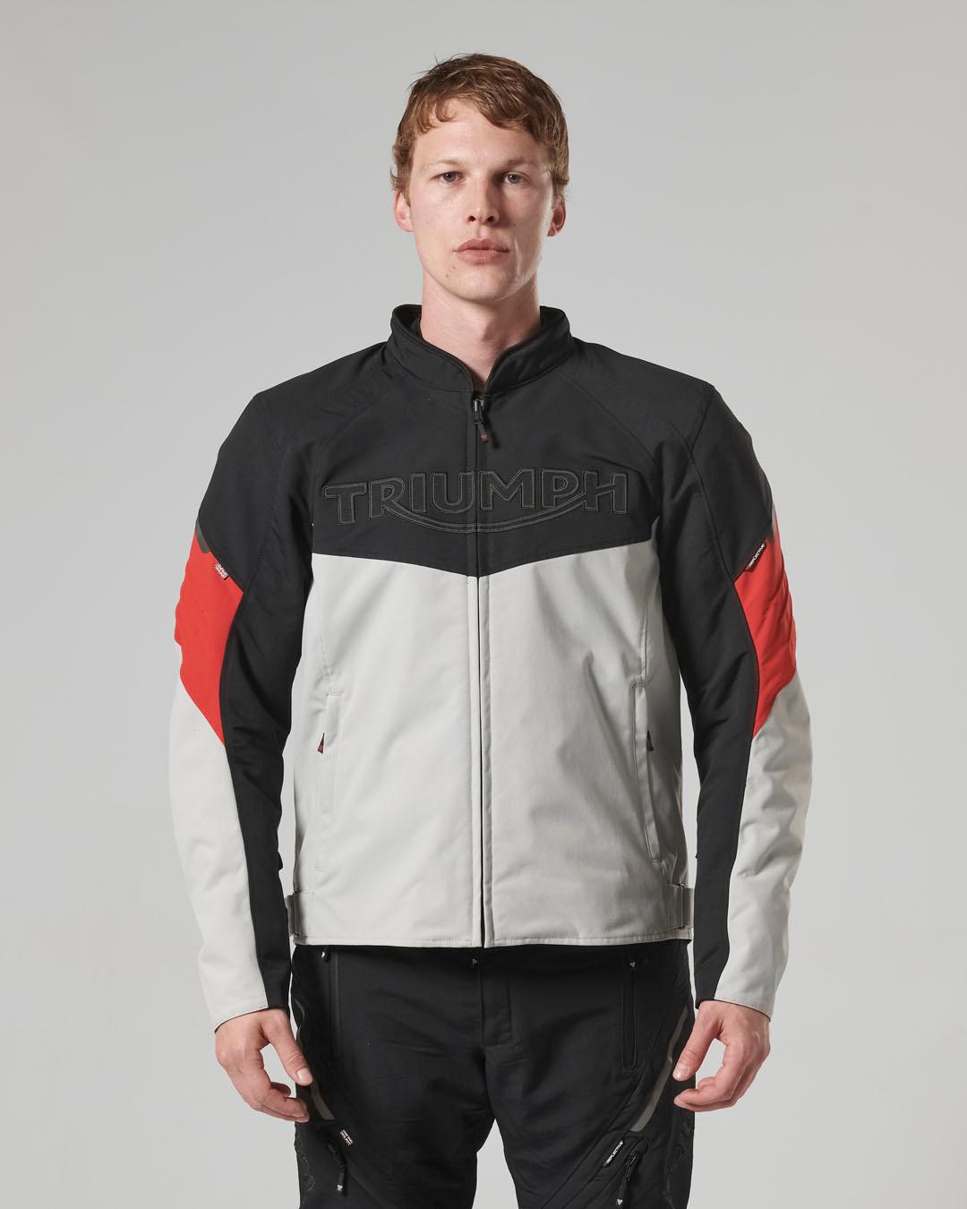 TRIPLE ROADSTER JACKET - BLACK / GREY / RED XXL image 11