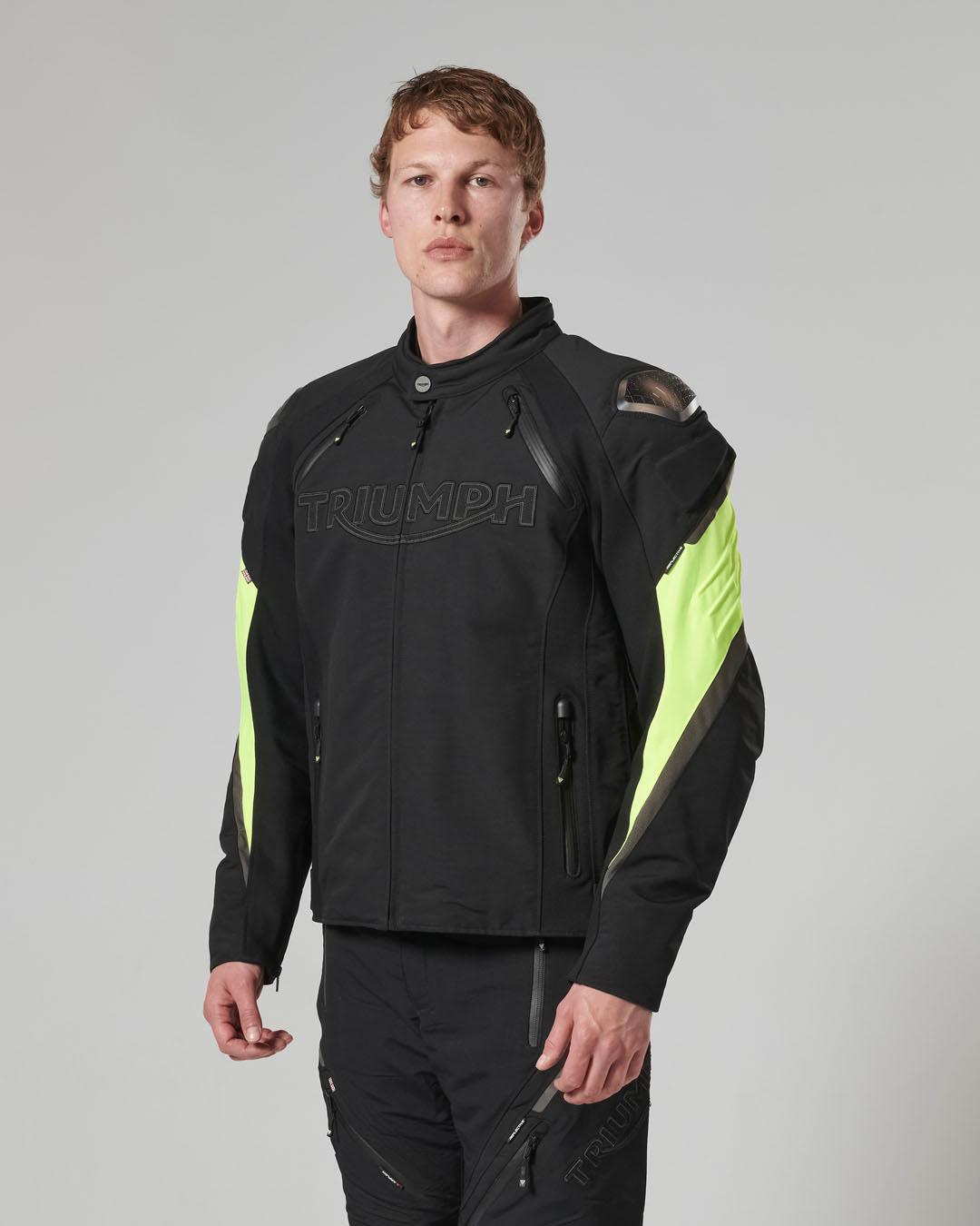 TRIPLE SPORTS TRITECH JACKET - BLACK / FLURO L image 15