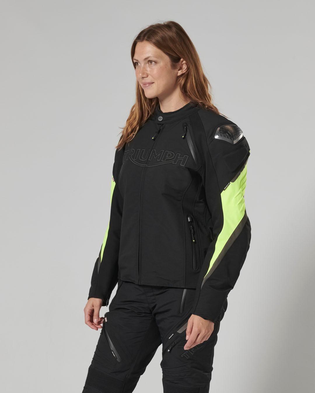 TRIPLE SPORTS TRITECH JACKET - BLACK / FLURO XS image 14