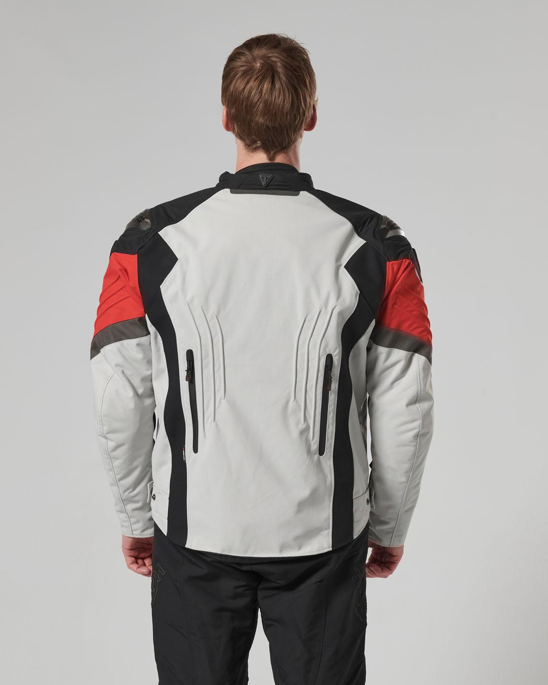 TRIPLE SPORTS TRITECH JACKET - BLACK / GREY / RED M image 8