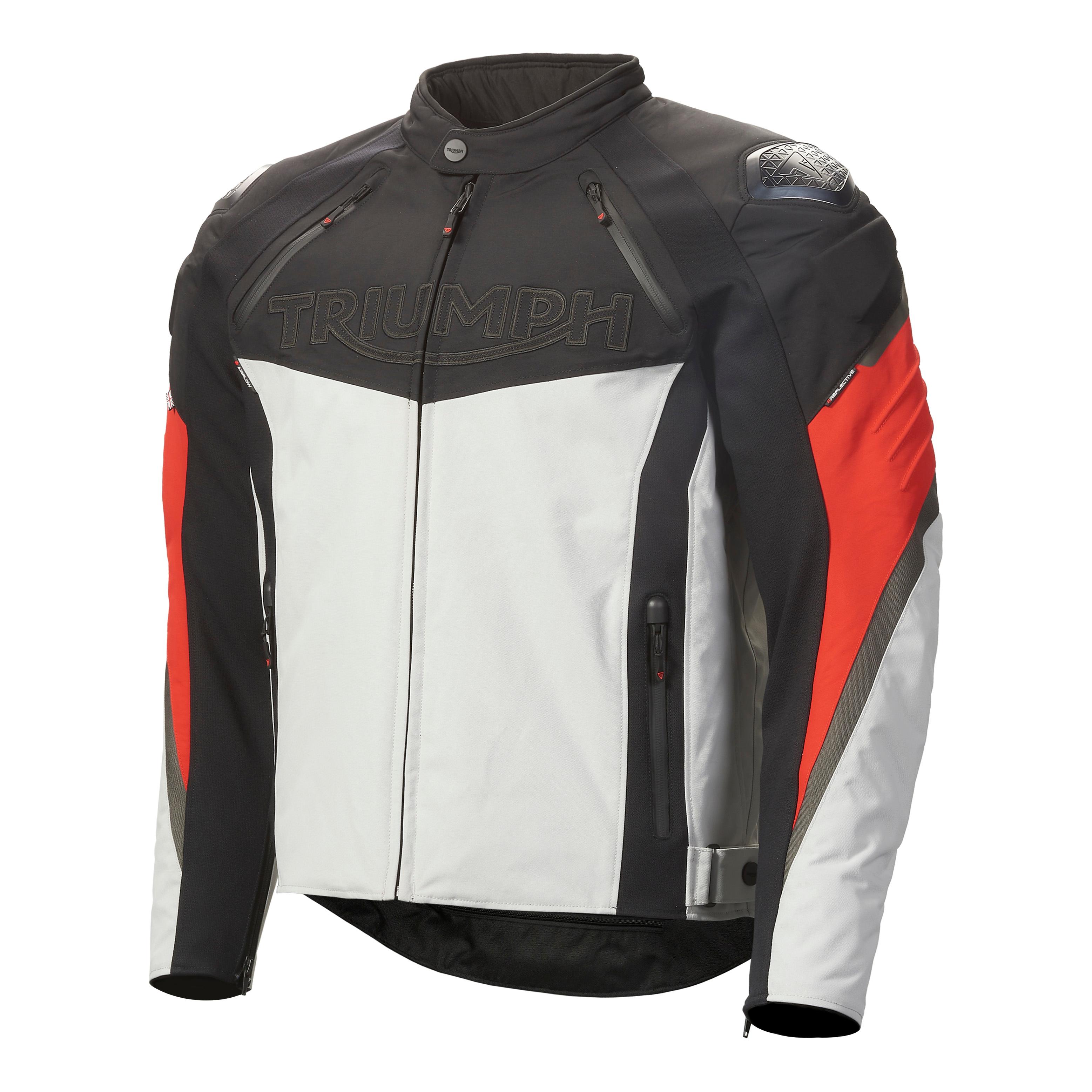 TRIPLE SPORTS TRITECH JACKET - BLACK / GREY / RED XXL image 2
