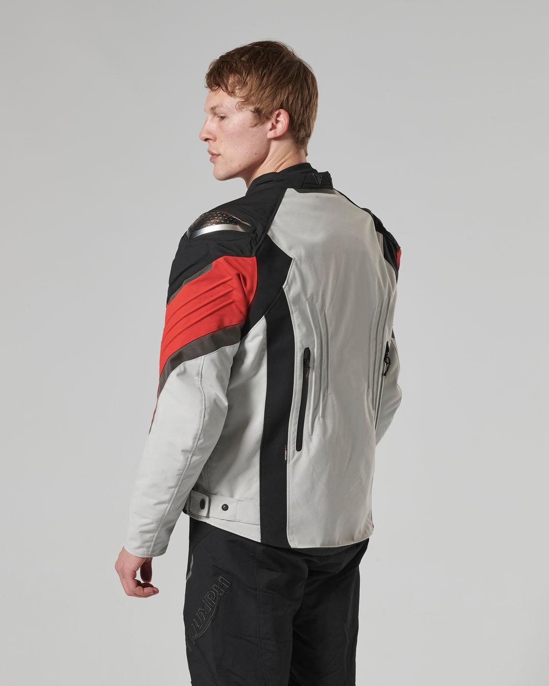 TRIPLE SPORTS TRITECH JACKET - BLACK / GREY / RED XXL image 10