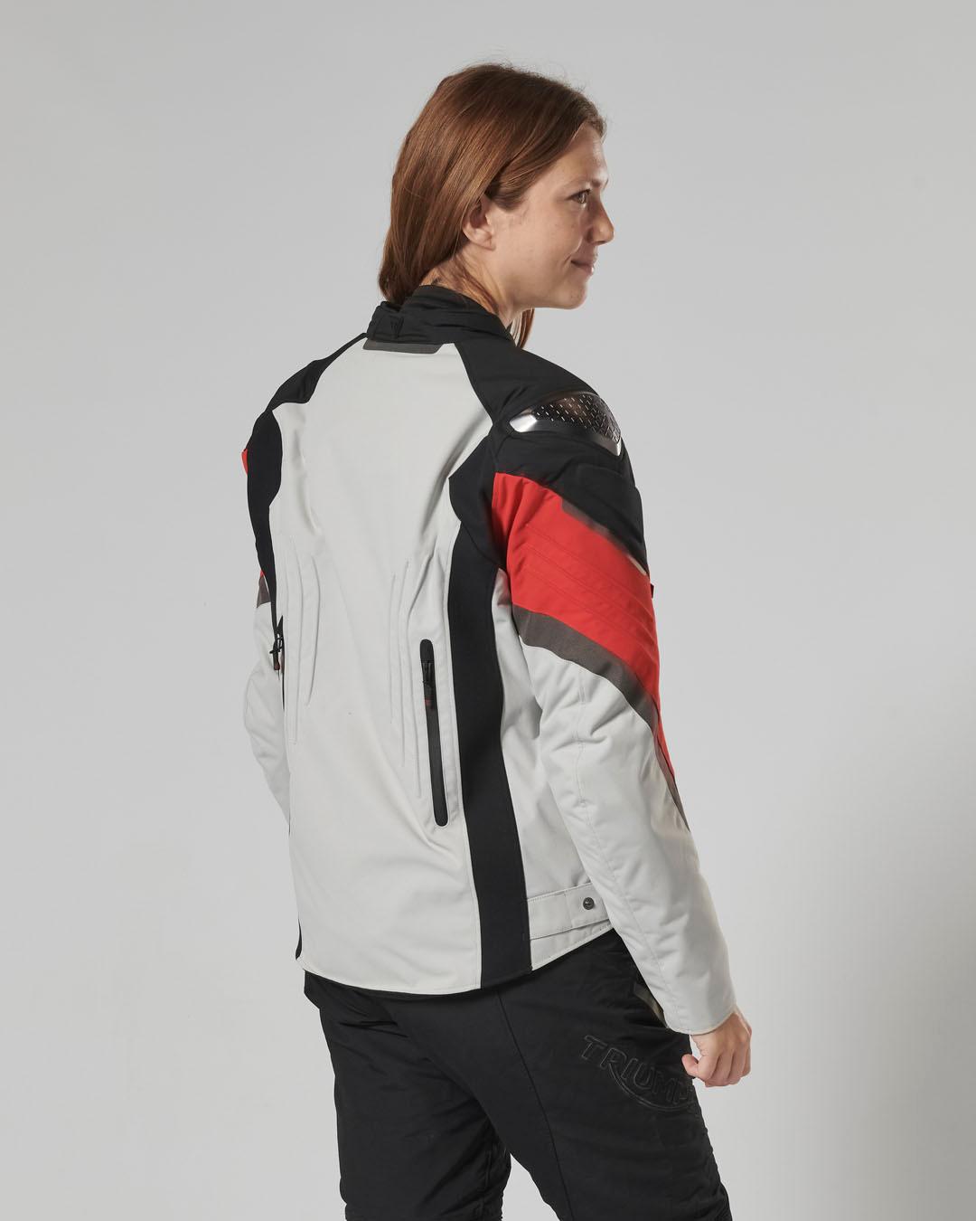 TRIPLE SPORTS TRITECH JACKET - BLACK / GREY / RED XXL image 13