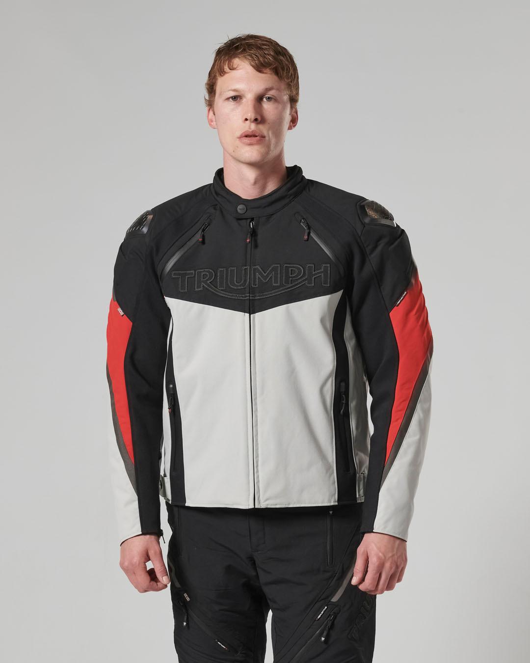 TRIPLE SPORTS TRITECH JACKET - BLACK / GREY / RED XXL image 7