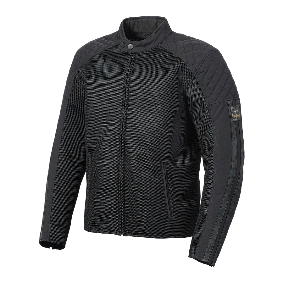 BRADDAN RETRO MESH JACKET BLACK XS image 5