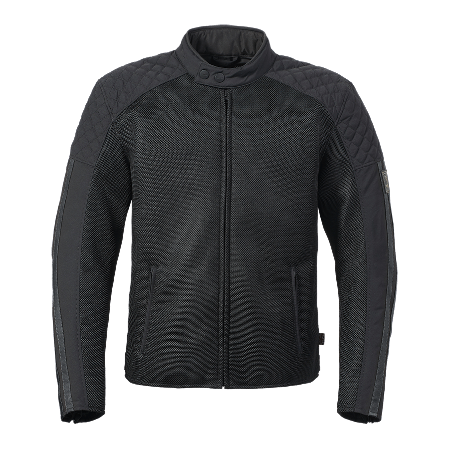 BRADDAN RETRO MESH JACKET BLACK XS image 3