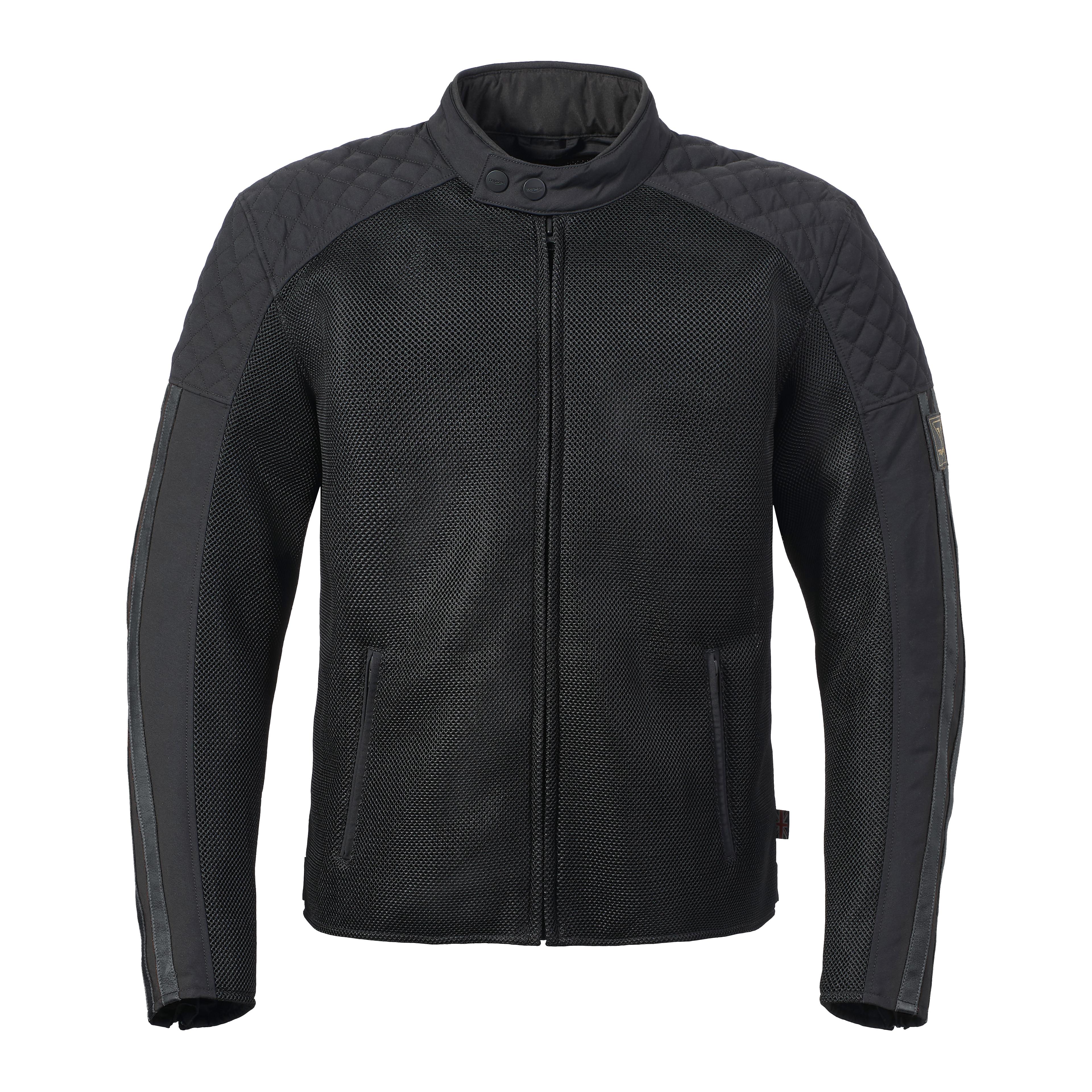 BRADDAN RETRO MESH JACKET BLACK XS image 4