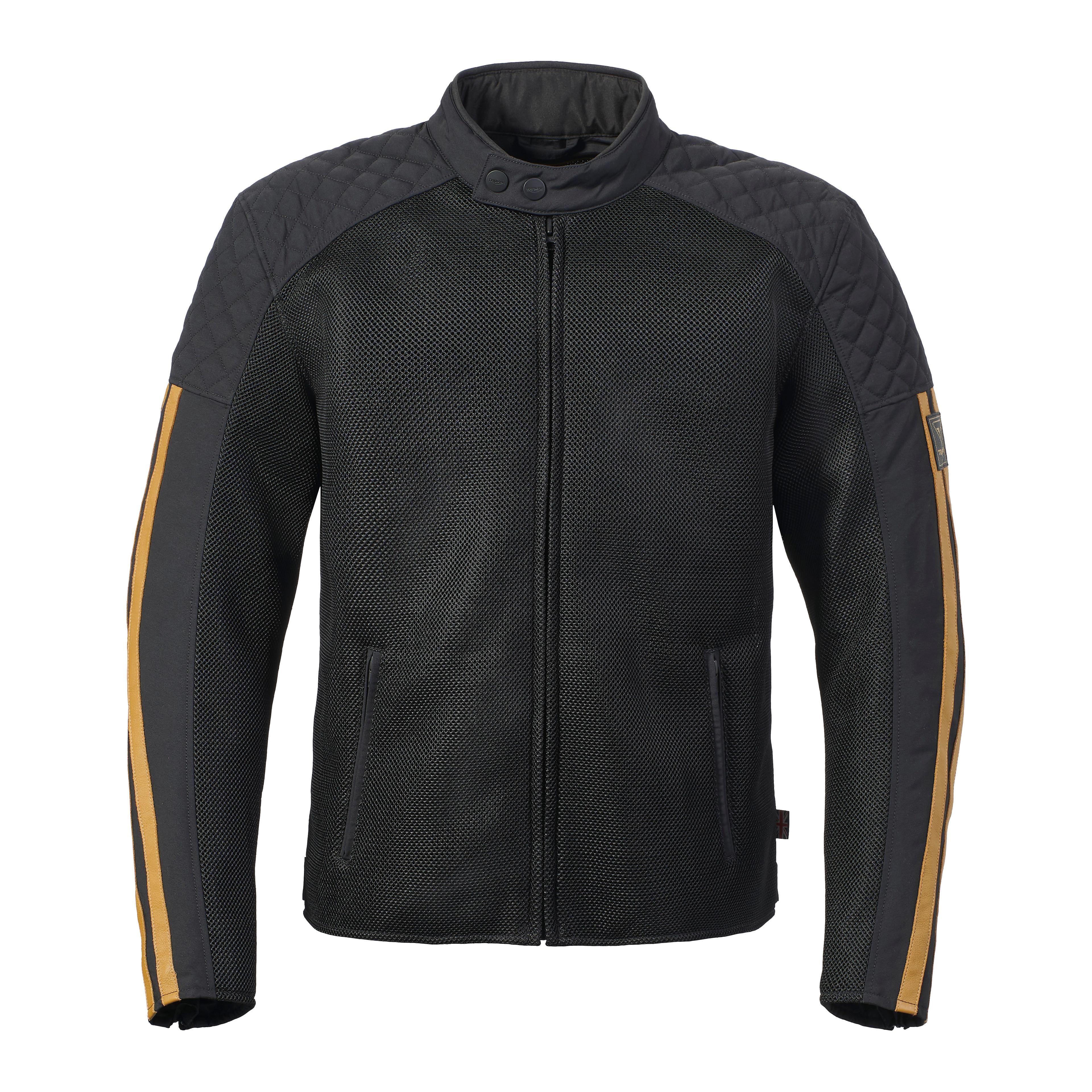 BRADDAN RETRO MESH JACKET BLACK / GOLD L image 31
