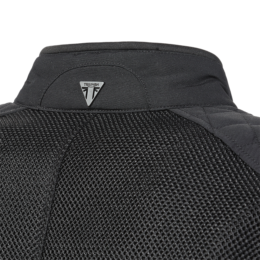 BRADDAN RETRO MESH JACKET BLACK / GOLD M image 9