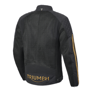 BRADDAN RETRO MESH JACKET BLACK / GOLD M image 16