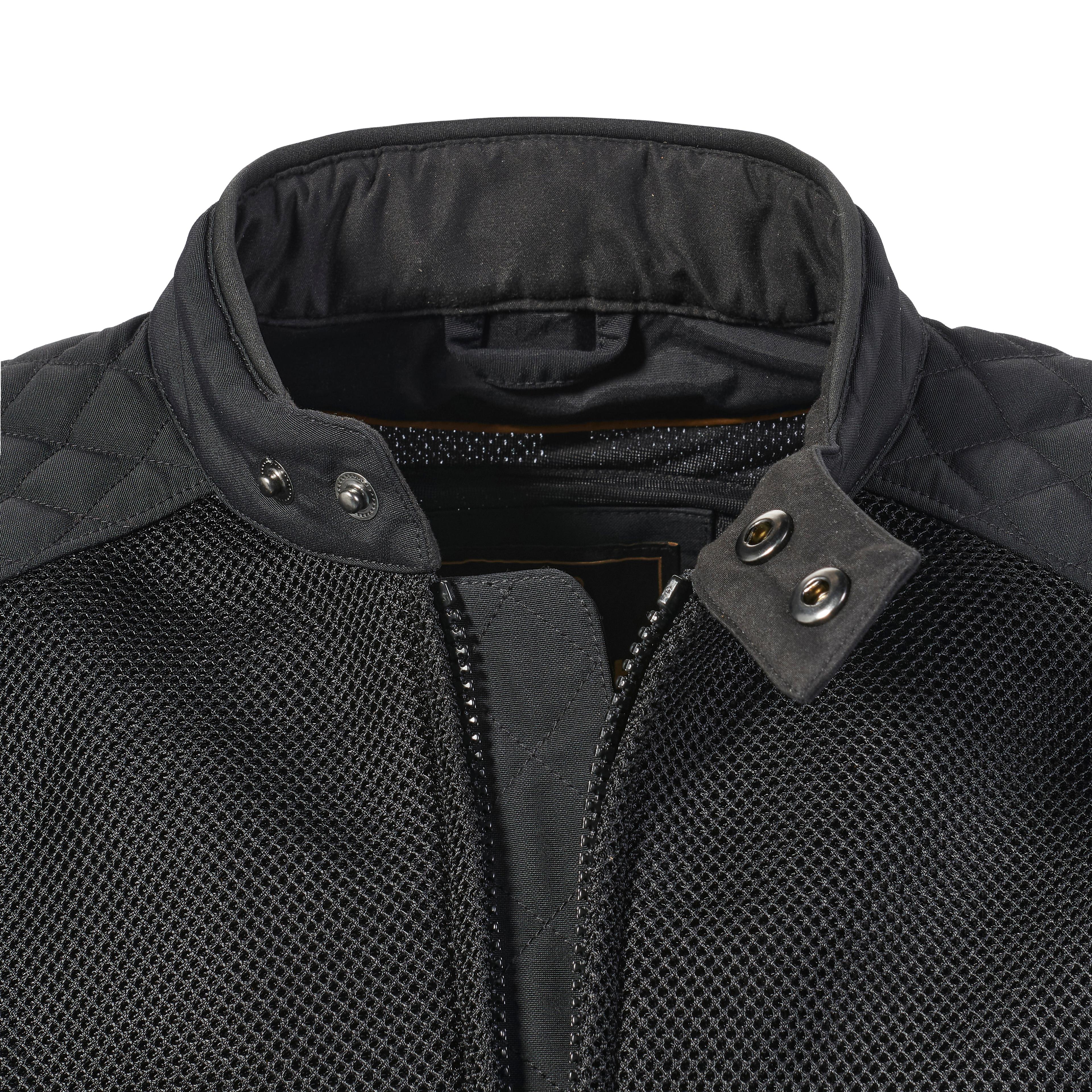 BRADDAN RETRO MESH JACKET BLACK / GOLD M image 26