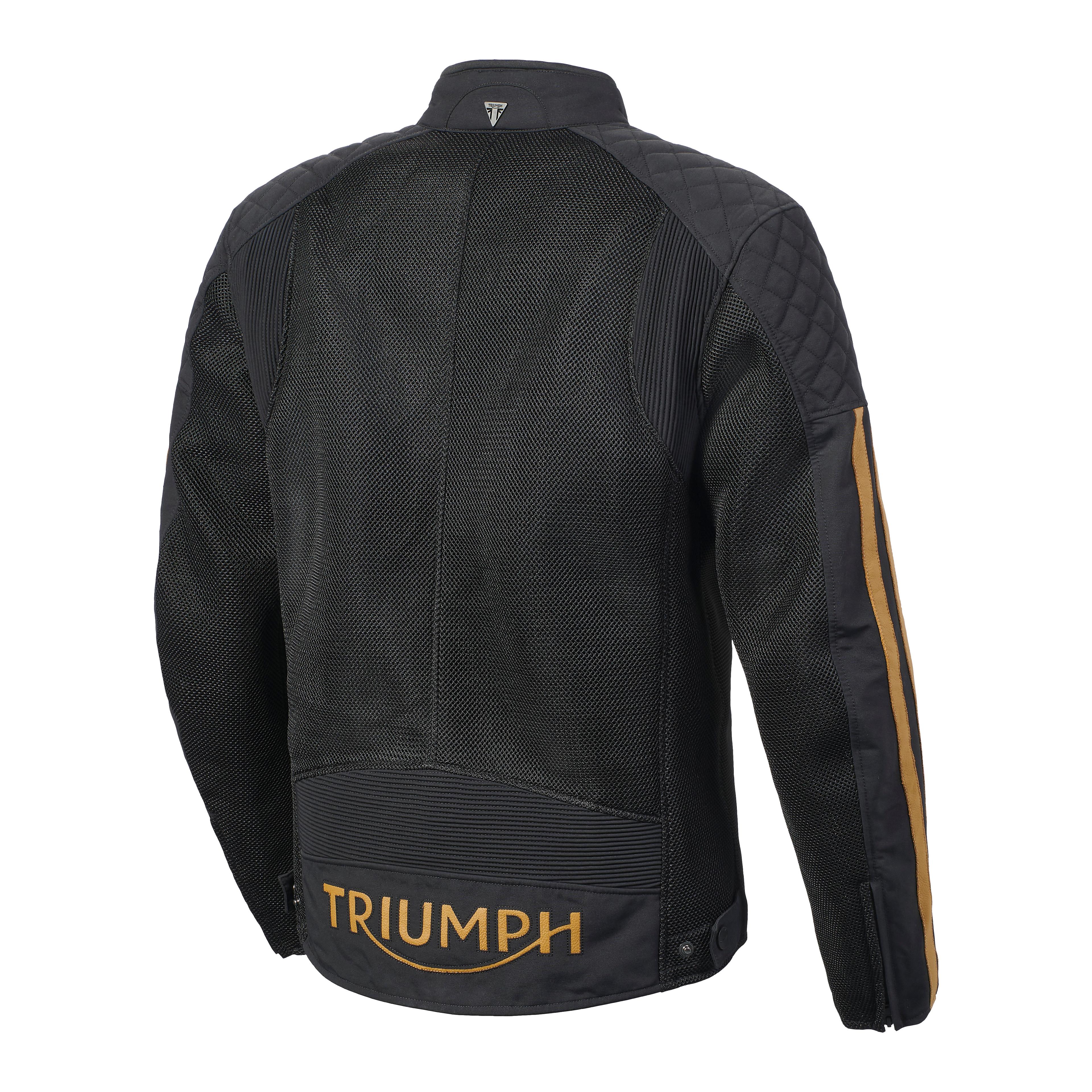 BRADDAN RETRO MESH JACKET BLACK / GOLD M image 8