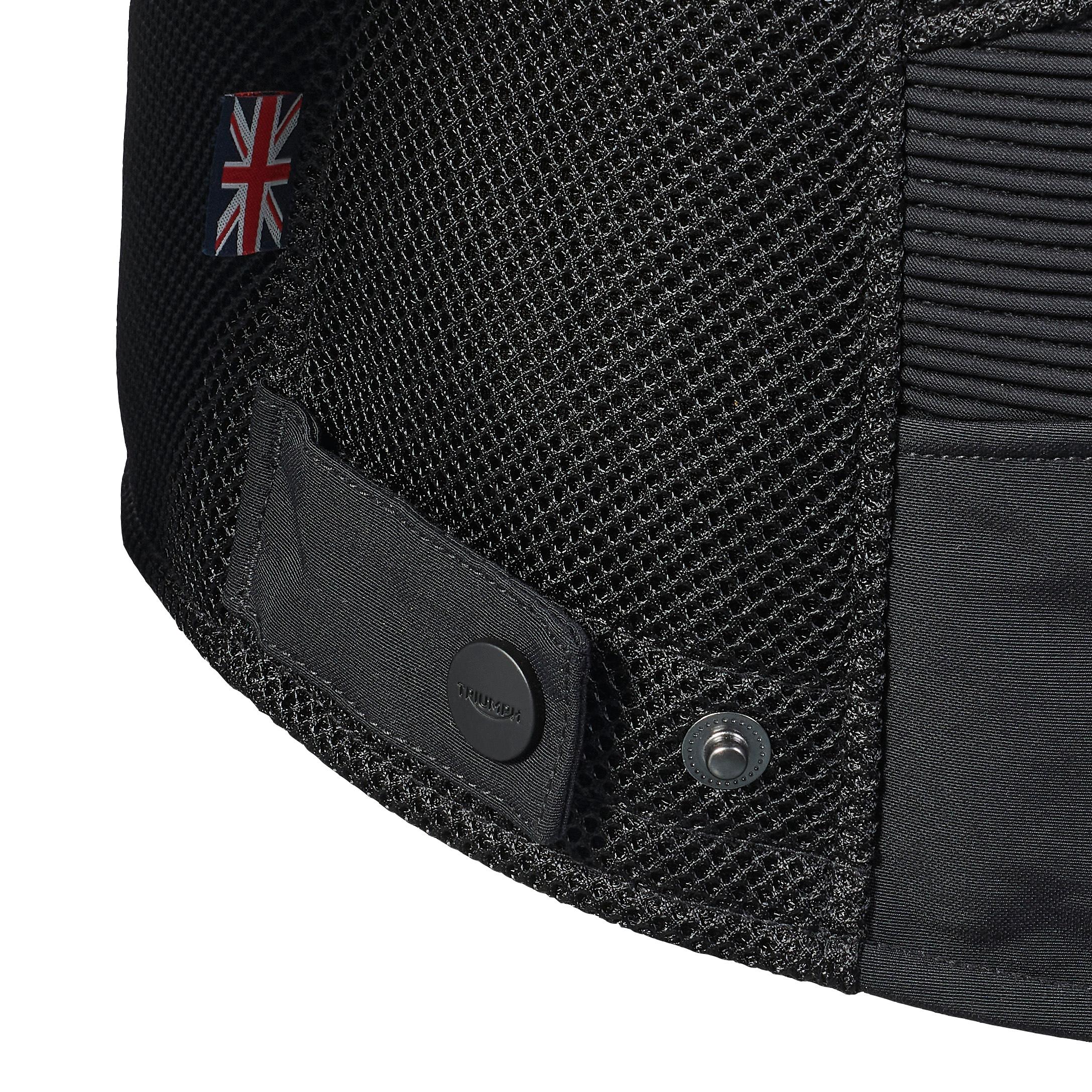 BRADDAN RETRO MESH JACKET BLACK / GOLD M image 19