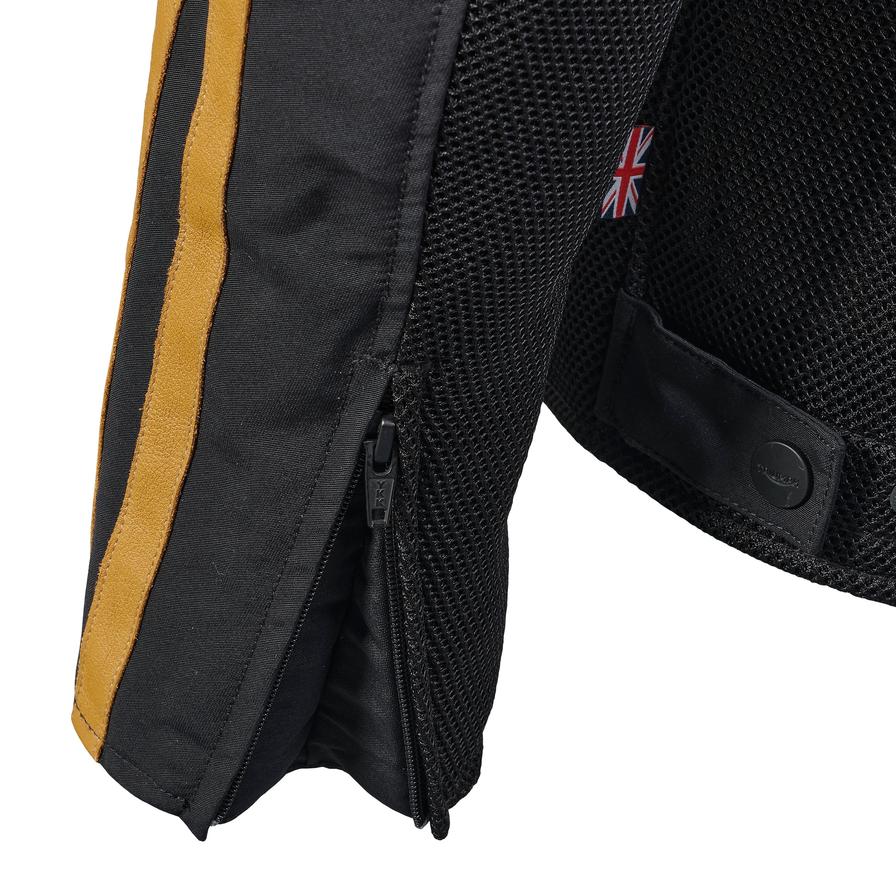 BRADDAN RETRO MESH JACKET BLACK / GOLD M image 10