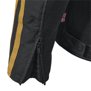 BRADDAN RETRO MESH JACKET BLACK / GOLD S image 22