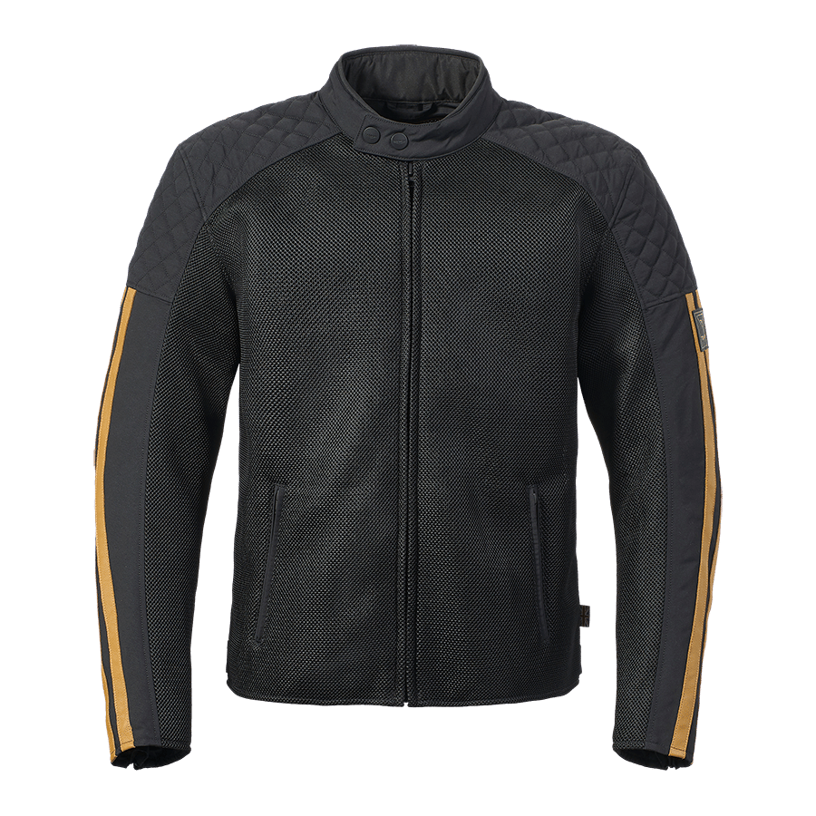 BRADDAN RETRO MESH JACKET BLACK / GOLD S image 25