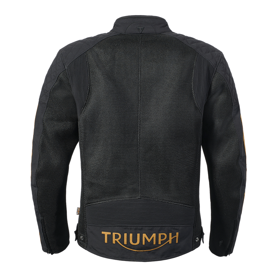 BRADDAN RETRO MESH JACKET BLACK / GOLD XL image 26