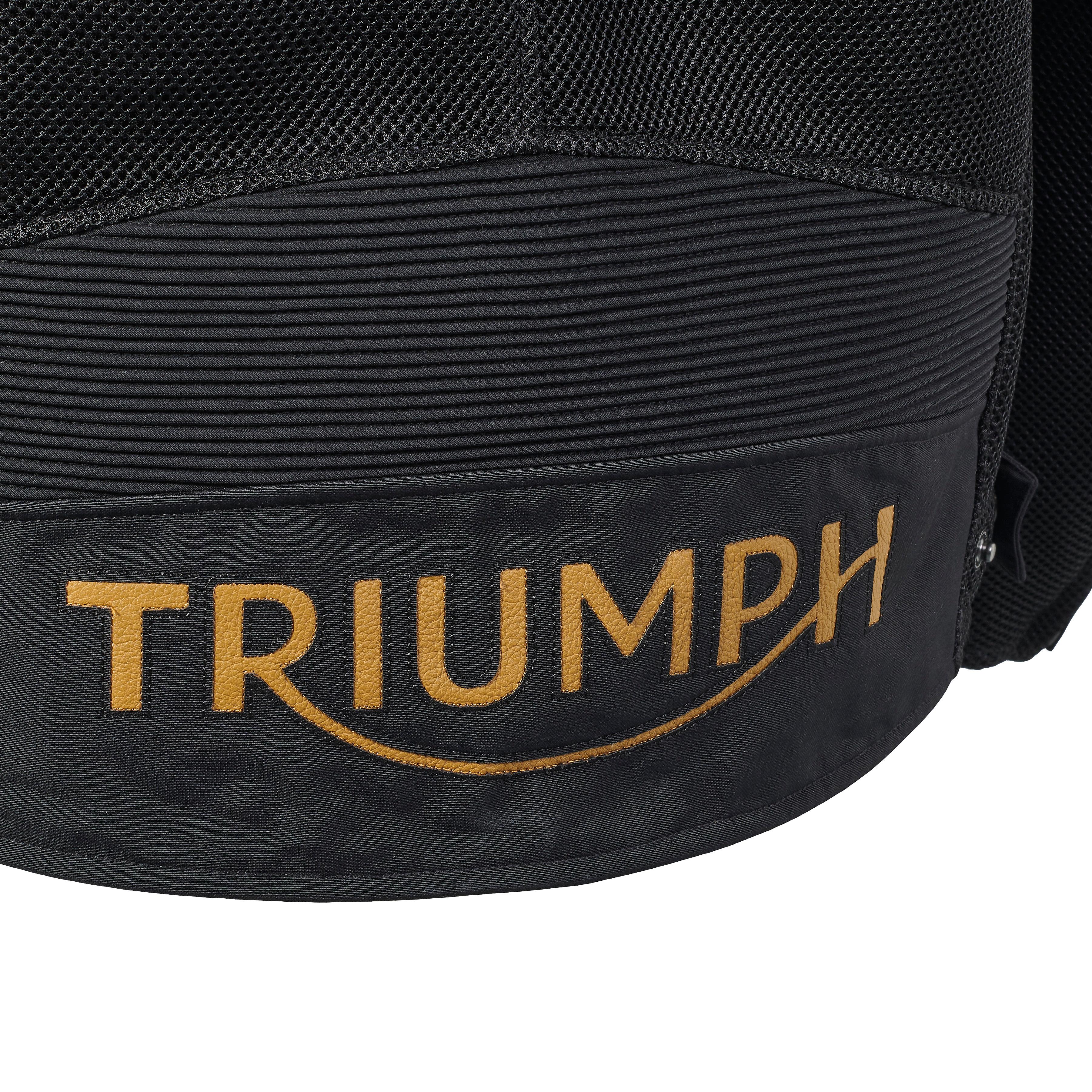 BRADDAN RETRO MESH JACKET BLACK / GOLD XL image 2