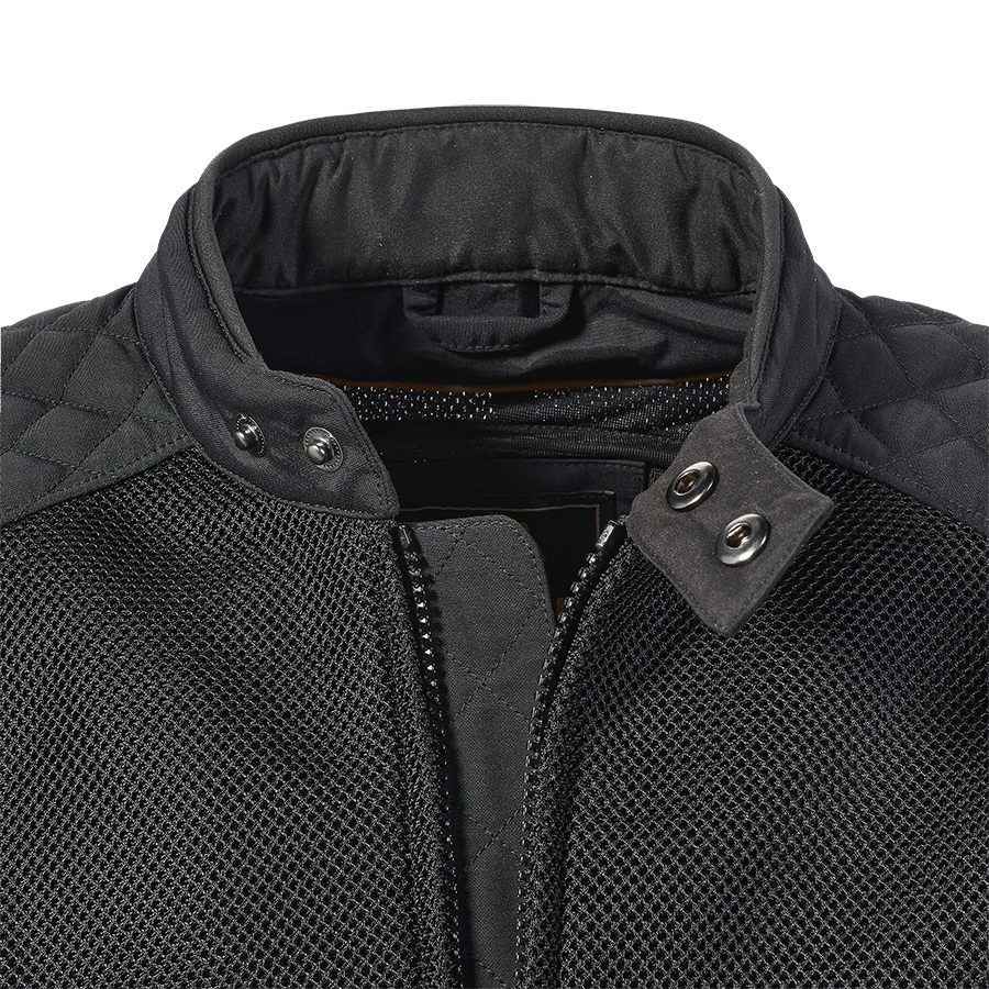 BRADDAN RETRO MESH JACKET BLACK / GOLD XL image 32