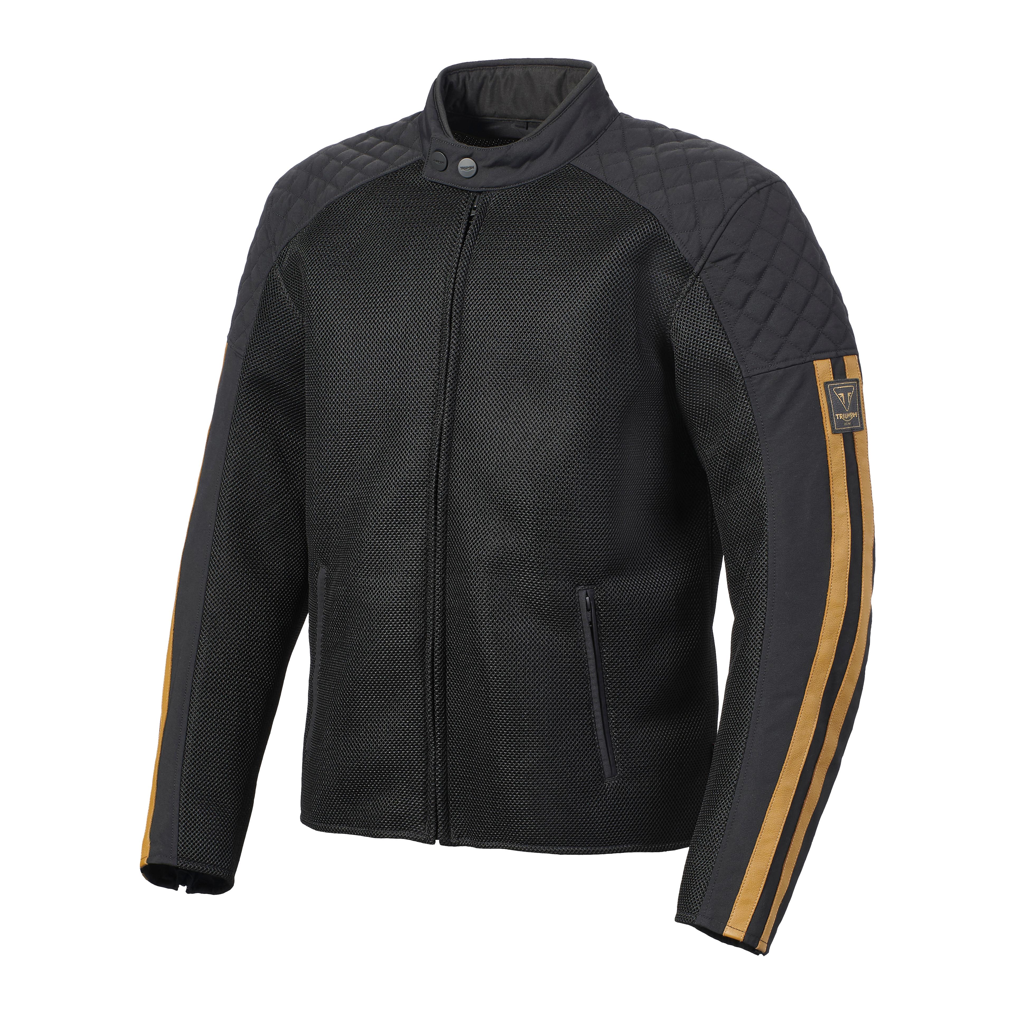 BRADDAN RETRO MESH JACKET BLACK / GOLD XL image 30