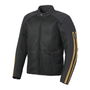 BRADDAN RETRO MESH JACKET BLACK / GOLD XL image 12