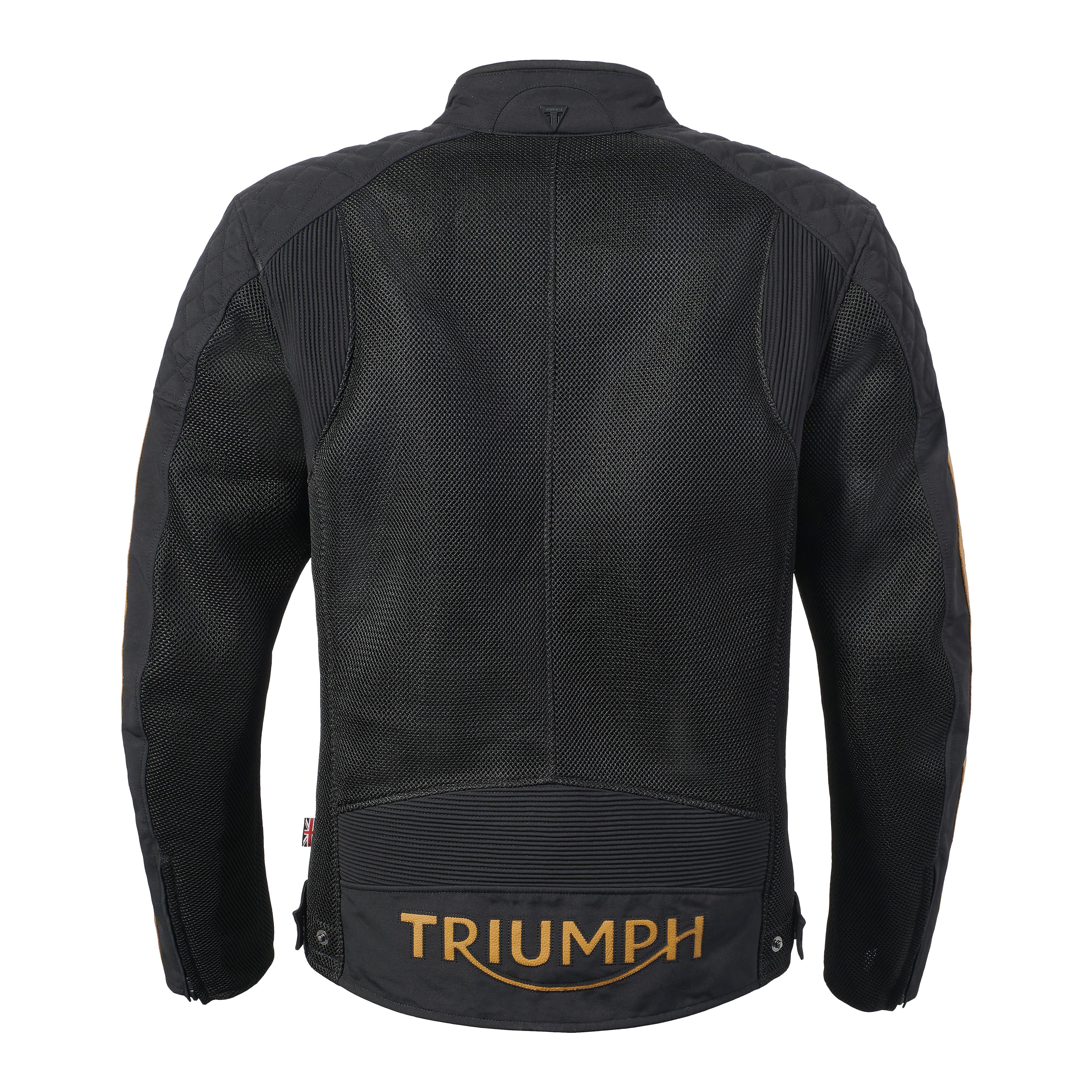 BRADDAN RETRO MESH JACKET BLACK / GOLD XL image 5