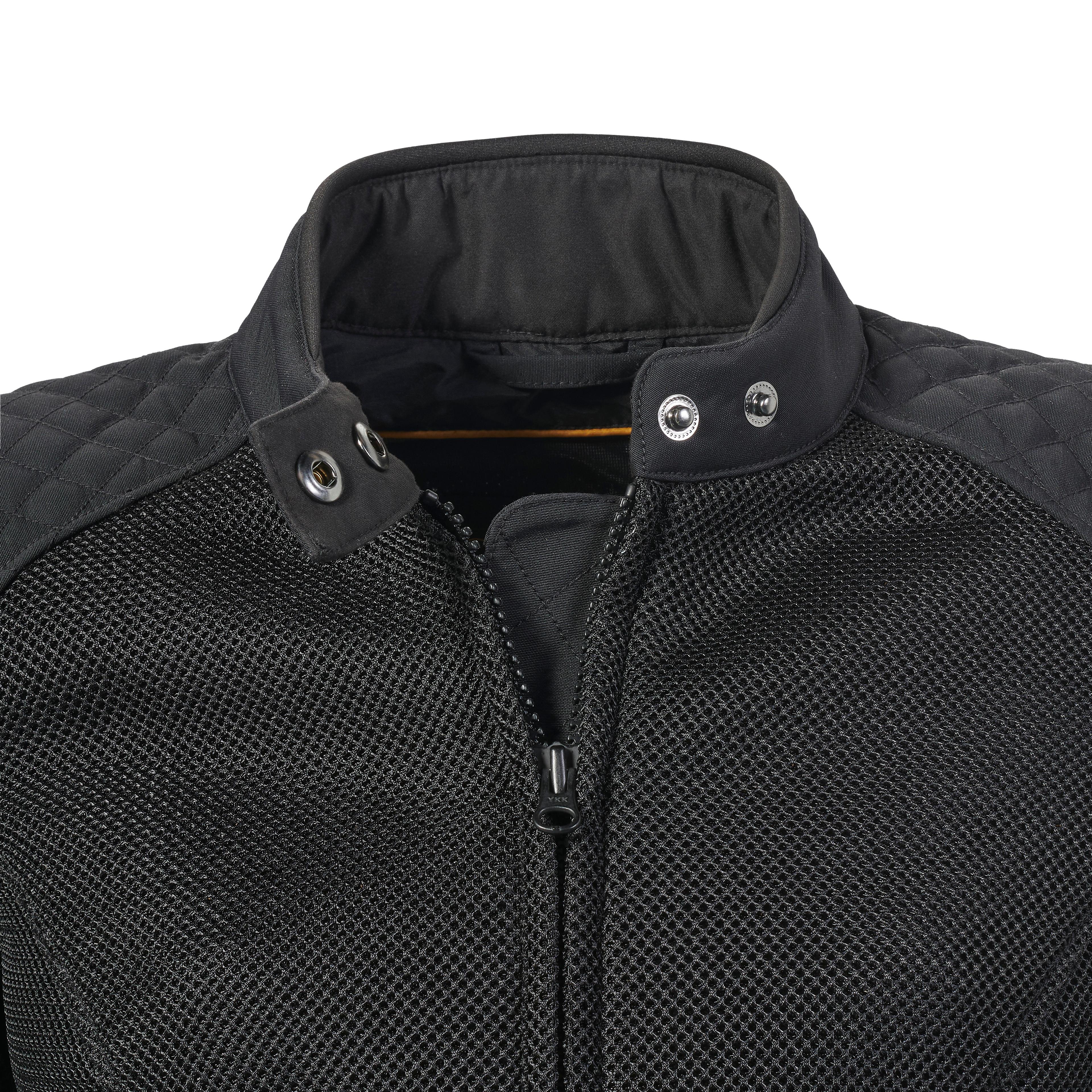 LADIES BRADDAN RETRO MESH JACKET BLACK / GOLD M image 33