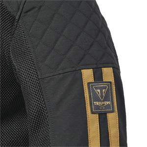 LADIES BRADDAN RETRO MESH JACKET BLACK / GOLD M image 18