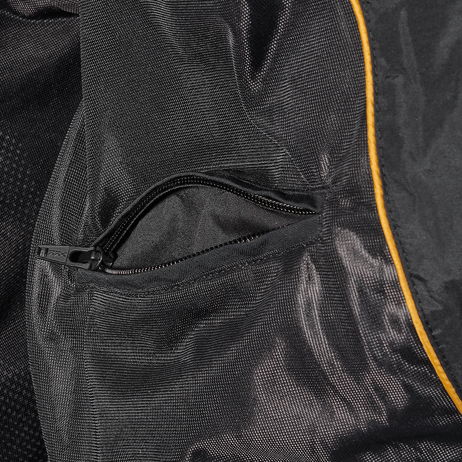 LADIES BRADDAN RETRO MESH JACKET BLACK / GOLD XL image 22