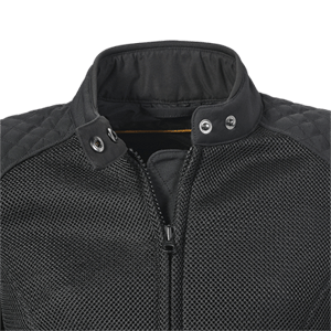 LADIES BRADDAN RETRO MESH JACKET BLACK / GOLD XL image 11