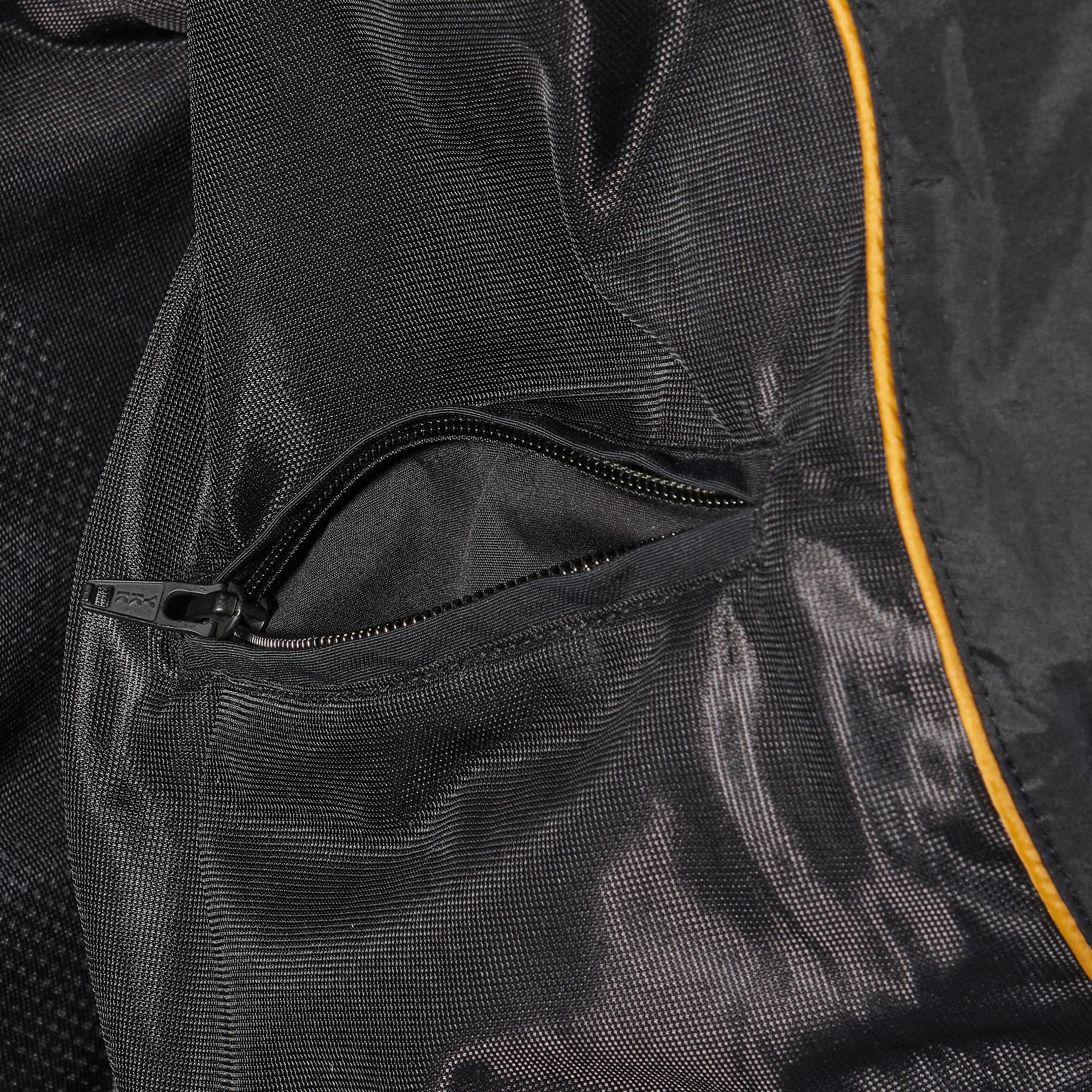 LADIES BRADDAN RETRO MESH JACKET BLACK / GOLD XXS image 12