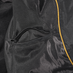 LADIES BRADDAN RETRO MESH JACKET BLACK / GOLD XXS image 29