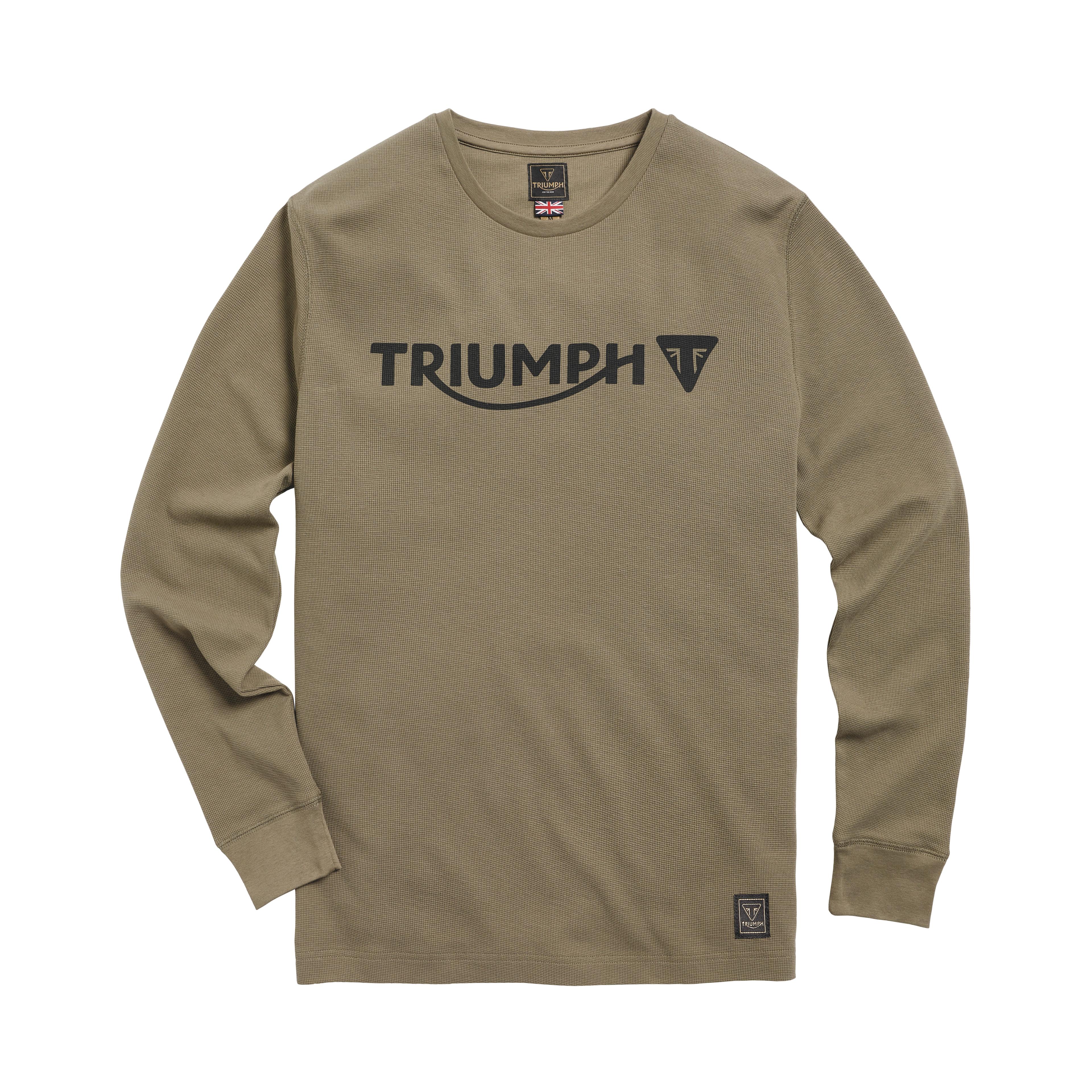 BETTMANN L/S WAFFLE KHAKI T-SHIRT L image 2